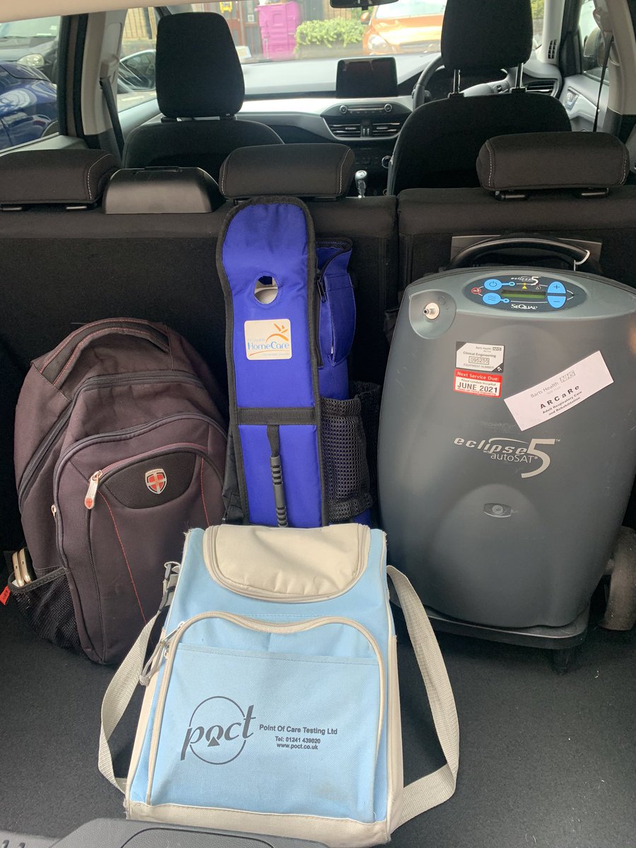 charfra's tweet photo. Non stop Saturday
Caught up with a few patients who needed repeat CBGs and modality reviews.
Greatful for the warm weather and a slight breeze to do outdoor mobility assessments
#homeoxygen #communityphysio #hosar #rehab #oxygen #rehablegend https://t.co/CWkDnmvJOb
