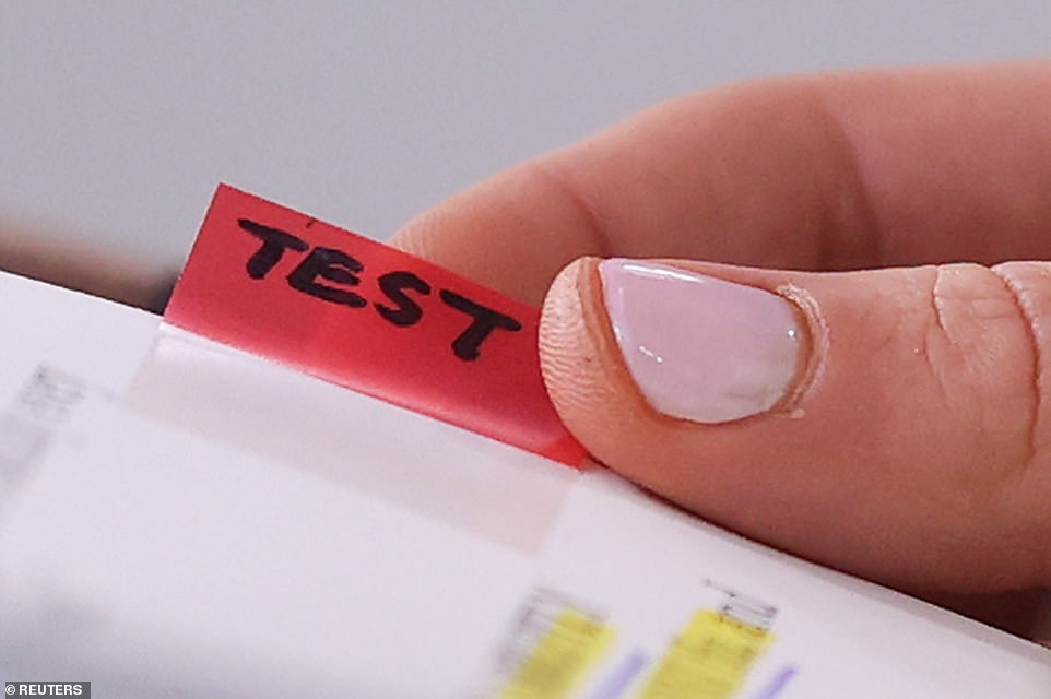 5/9 ‘Lies’ are one of the many topics that merited a special binder tab in McEnany’s briefing book as she faced the press Thursday for one of her occasional question-and-answer sessions.Another, hand-written on a red tab, surely refers to absurd Trump's stance on testing: