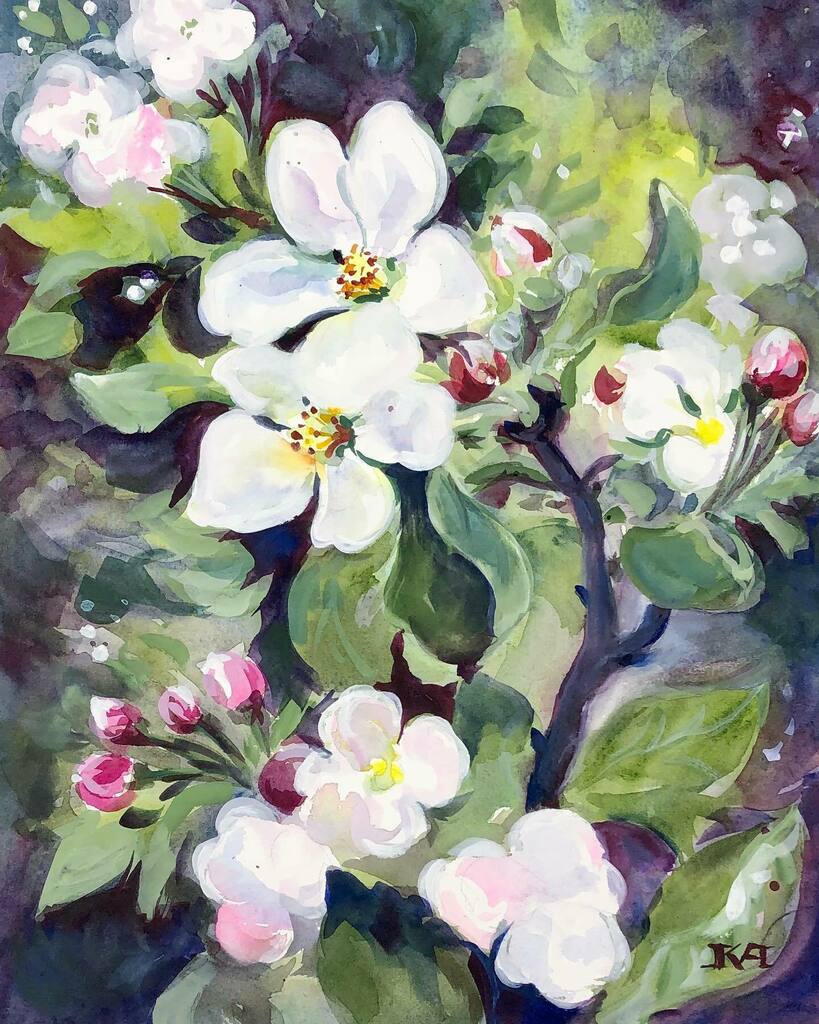TummyRubbStudio's tweet photo. Working on new art and new videos for Tummy Rubb Studio’s YouTube channel. Just finished these apple tree blossoms in watercolor and gouache.
.
.
#tummyrubbstudio #artclass #artwork #instaart #instaartist #живопись #sketchoftheday #акварель #creativelif… https://t.co/oPH16XmgIY https://t.co/n6f7Z58PbF
