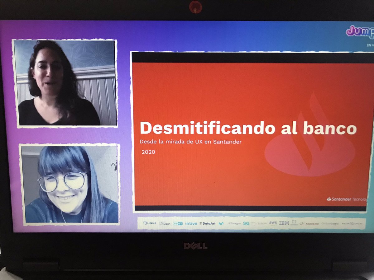 Ahora en <a href="/jump_conf/">JUMP! Conferencia de Tecnología</a> Shei y Nathy, nuestras líderes de Contenido y Research. Desmitificando como es trabajar en un banco y contando cómo es vivir UX día a día ❤️
