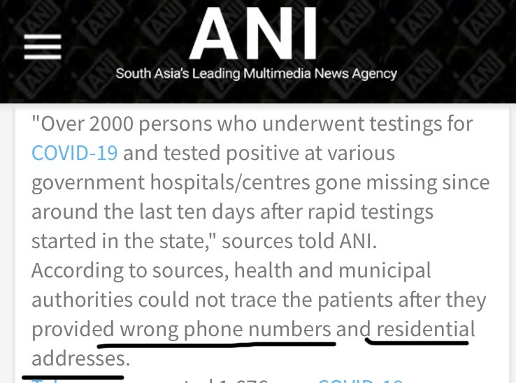PuttaVishnuVR's tweet photo. People submitting #WrongData to avoid #SocialStigma is the reason for them to go untraced.
Instead of requesting ppl to cooperate with Authorities, #Scamgress is creating Panic🙄
#Scamgress shud first answer why 40,000 ppl in #INC ruled #CG & 7 in #PB went missing?👇
@KTRTRS https://t.co/nC5epXFGhD
