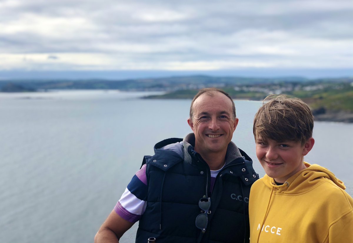 muz500's tweet photo. Dad & Lad #cuddenpoint #cornwall https://t.co/FdjkhwrnEr