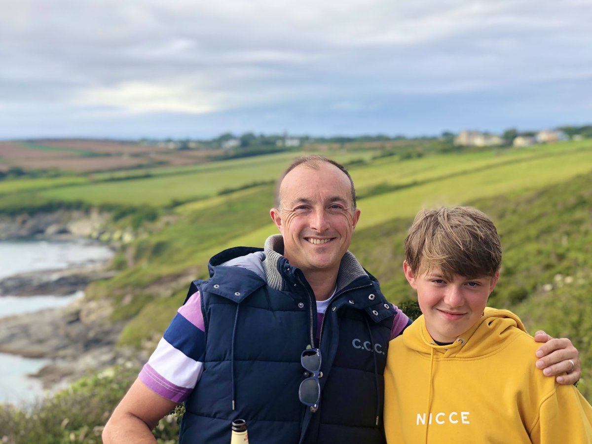 muz500's tweet photo. Dad & Lad #cuddenpoint #cornwall https://t.co/FdjkhwrnEr