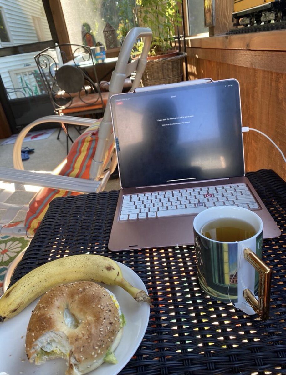 HOBY_OHS's tweet photo. Where are you “HOBYing” from?✨
⠀
Check out these great set ups where some of your facilitators are virtually HOBYing from!!
⠀
Tag us in your virtual HOBY set up pics!
⠀
#virtualHOBY #HOBYohs #Zoomintoleadership https://t.co/cfthL3Jfcc