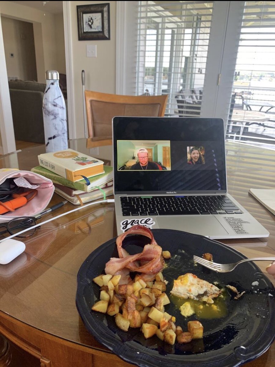 HOBY_OHS's tweet photo. Where are you “HOBYing” from?✨
⠀
Check out these great set ups where some of your facilitators are virtually HOBYing from!!
⠀
Tag us in your virtual HOBY set up pics!
⠀
#virtualHOBY #HOBYohs #Zoomintoleadership https://t.co/cfthL3Jfcc