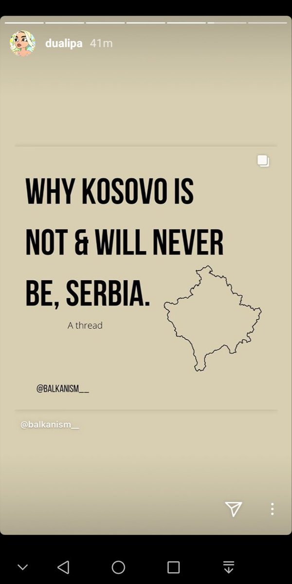 ygsbubs's tweet photo. I'd like Dua Lipa to elaborate her opinion, because this explains exactly why Kosovo is important to Serbs https://t.co/FdEeCwVly2
