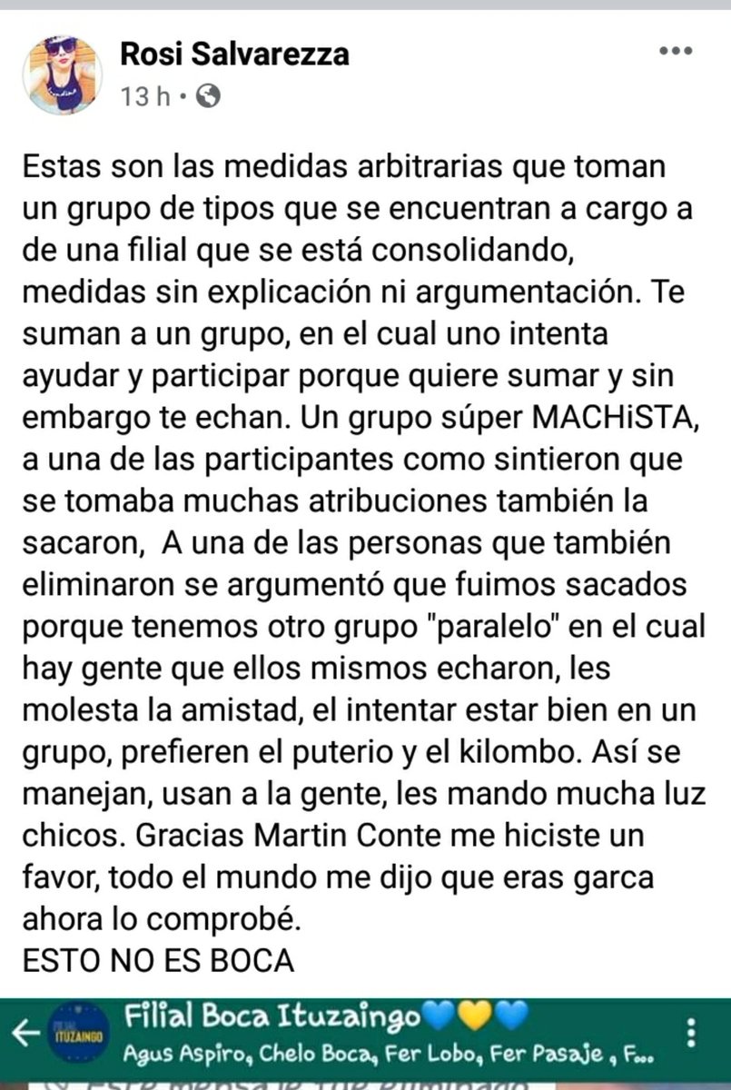 FFEERRNANDA's tweet photo. En otras filiales denuncian VIOLENCIA DE GENERO ... 
Así estamos ...
Pareciera  que el presidente de la filial Ituzaingo amenaza , grita , insulta .... 
Es este señor, que está al lado del presidente . https://t.co/cz61FazLeT