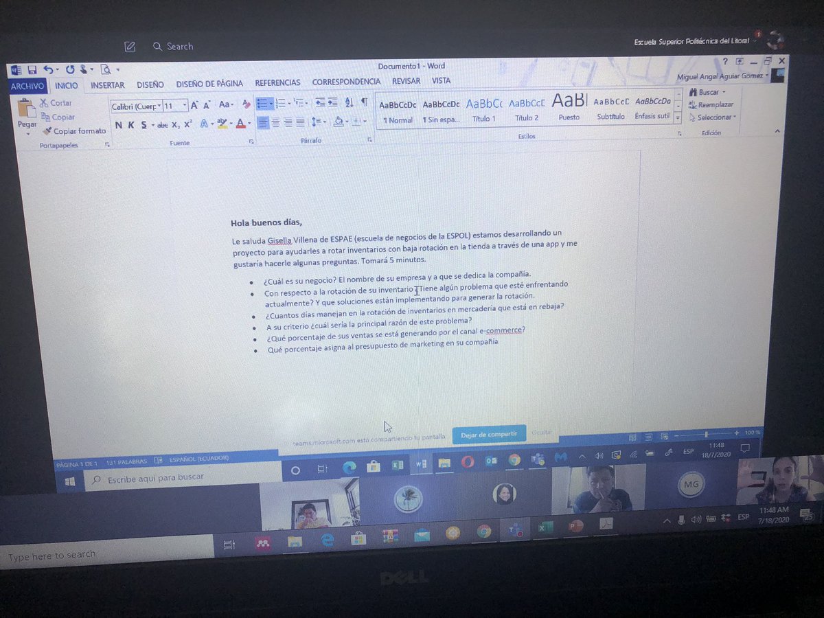adri_ANMAYA's tweet photo. @espae Day 2 #Bootcamp #EMBA23  Armando nuestros experimentos y entrevistas para la validación de las problemáticas. https://t.co/UqYVX6o39E