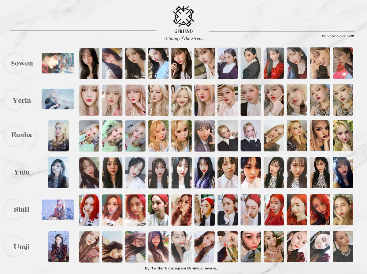 GFRIEND 回:Song of the Sirens ソウォン3形態セット GFRIEND 『回