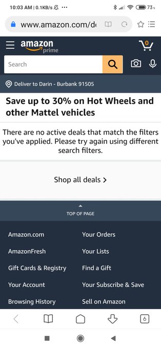 @Mattel you sent me an email about a sale that sends me to an empty Amazon page. #isthisajoke #YouHadOneJob<a class="tags" target="_blank" title="On Twitter" href="/?out=eyJ0eXAiOiJKV1QiLCJhbGciOiJIUzUxMiJ9.eyJpYXQiOjE3MjY1NzA4MjMsImlzcyI6InR3cG9ybnN0YXJzLmNvbSIsIm5iZiI6MTcyNjU3MDgyMywiZXhwIjoxNzU4MTA2ODIzLCJyZWRpcmVjdF91cmwiOiJodHRwczovL3R3aXR0ZXIuY29tL01hdHRlbCJ9.vXV8PS9wMYHQ6a9KuKFYKuEnk7uqnidTvS194owjbZlHrXiskepB55u5dJlpq23eco6CYurGxVqWYlQZMJCE1w">@Mattel</a><a href="/tag/youhadonejob"class="tags"><span>#youhadonejob</span></a><a href="/tag/isthisajoke"class="tags"><span>#isthisajoke</span></a>