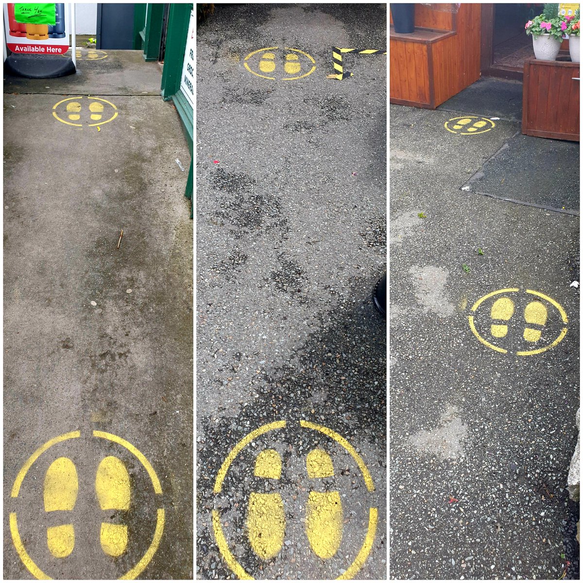ciaramperks's tweet photo. Some new and welcome additions in the Town to assist with Physical Distancing🚫
Thanks to @wicklowcoco for working to get them installed before the weekend for local businesses👏
#staylocalshoplocal #newtownisopen #newtownmountkennedy #wicklow https://t.co/8gh0a3RnAy