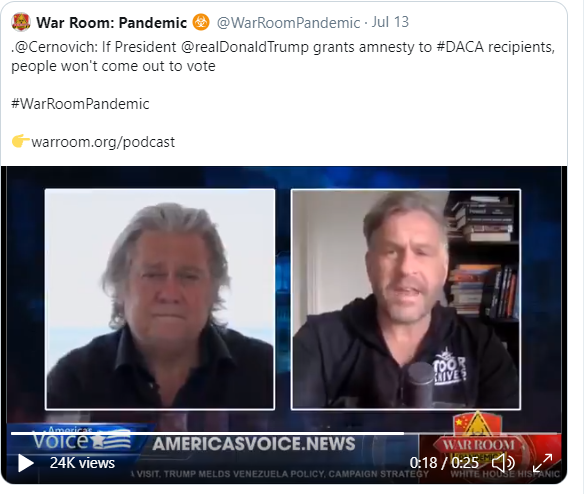 Understand: BOTH these guys are intelligent enough to know what Trump's real DACA plan is. So there's **no excuse whatsoever** for what they are saying here.