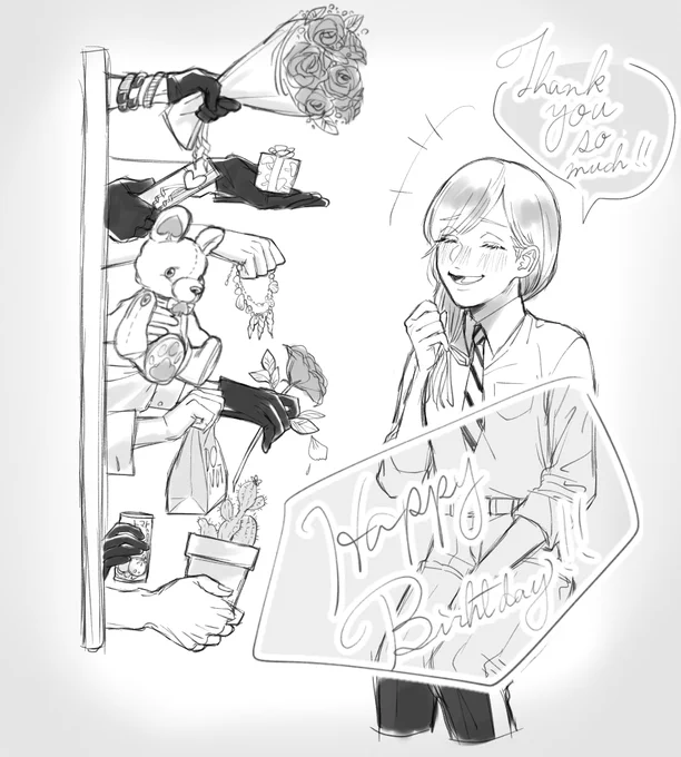 ⚠️顔出し?監督生注意
自画自賛で自分を祝う?? 