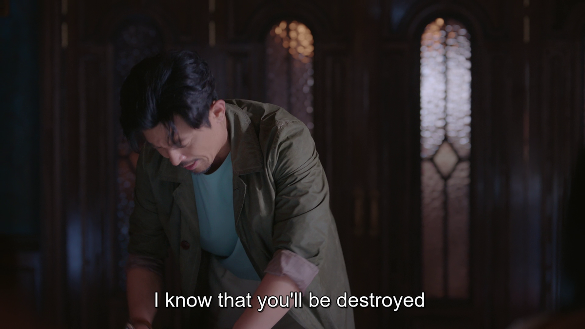 What Sang In said there implies that he was there when Moon Young used to be haunted by those hallucinations and got sleep paralysis the first time around.And once again, he made a point: staying in a place where traumatic events happened is no good (Ep.7) #ItsOkayToNotBeOkay