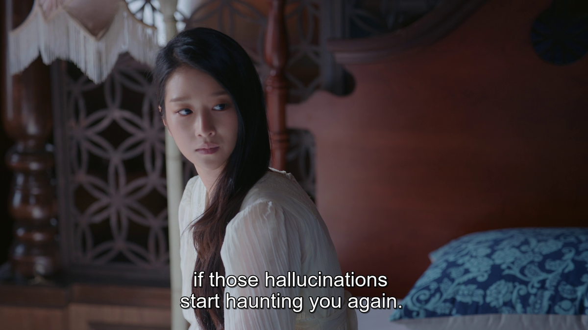 What Sang In said there implies that he was there when Moon Young used to be haunted by those hallucinations and got sleep paralysis the first time around.And once again, he made a point: staying in a place where traumatic events happened is no good (Ep.7) #ItsOkayToNotBeOkay