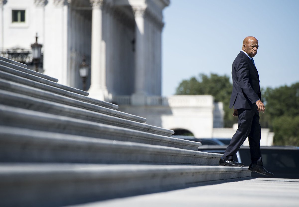 John Lewis at the Capitol in Washington, DC on September 19, 2019. Photo by Bill Clark.  #JohnLewisRIP