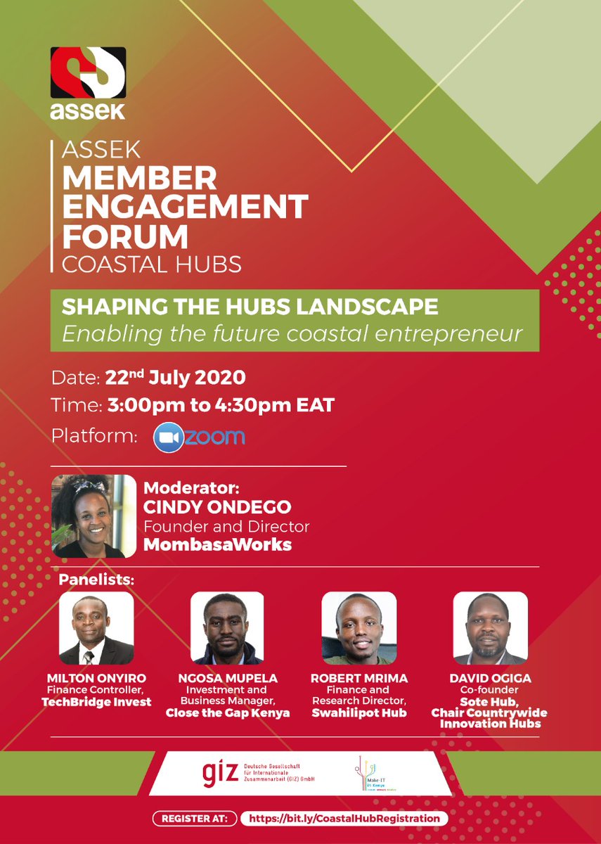 What comes to mind when we think about innovation in the coastal region? What steps are the hubs networks  in the region taking to enable the future #entrepreneur? Be sure to join Sote Hub Director <a href="/DavidOgiga/">DavidOgiga</a> among other panelists this Wed for a Coastal themed discourse.