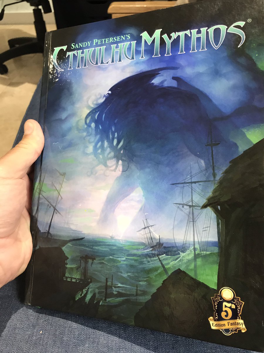 Lets take a look at Cthulhu Mythos for 5e  #dnd by  @SandyofCthulhu, who were kind enough to provide a review copy of the book.  #dnd