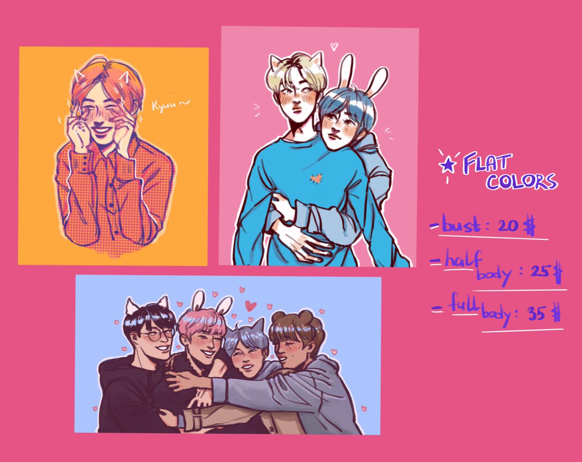 ♡ comms open!! tweet media