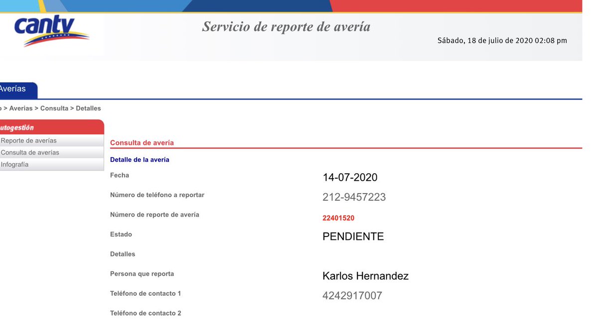 Karlos_ve's tweet photo. ⁦@ContactoCantv⁩ ⁦@AbaCantv⁩ por favor ayúdenme a solventar mi falla de aba https://t.co/uy3YOiEqC6