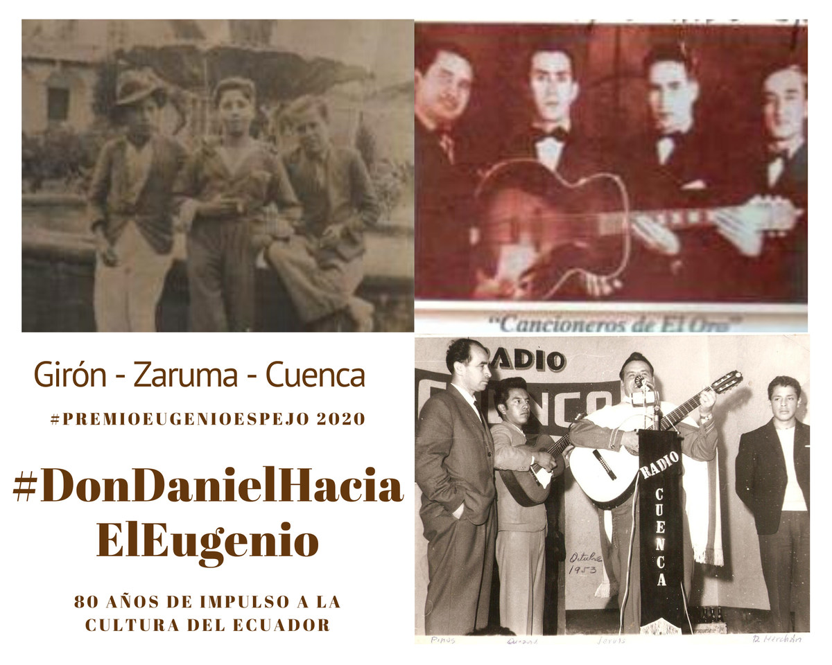DaniPinB's tweet photo. #DonDaniel merece el reconocimiento más grande del #Ecuador. #Giron #Zaruma y #Cuenca apoyan su candidatura. #DonDanielHaciaElEugenio #PremioEugenioEspejo
@Presidencia_Ec @Lenin @Cultura_Ec @juanfervelasco @EduSuperiorEc @CancilleriaEc @CasadelaCultura #Ecuador https://t.co/uRDmTmZun6