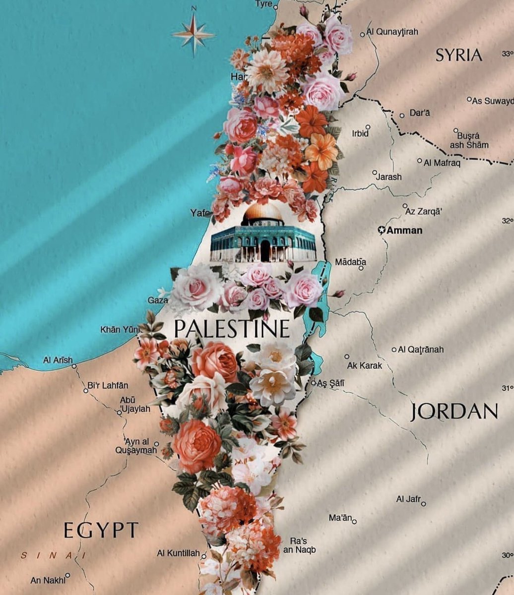 مهما يمحو الجغرافية فلان يستطيعوا محو التاريخ #فلسطين