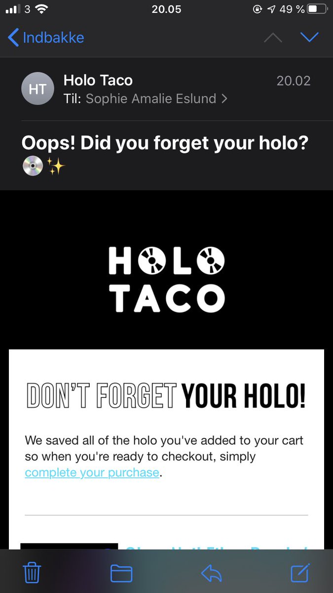 SAEslund's tweet photo. @holotaco @nailogical No, I didn’t “forget” my holo, I had to leave it behind when I saw you still use @FedEx to ship to Denmark. It’s basically impossible to receive. 😭 They come by one random day before 2pm; if you aren’t home, too bad. 90 km to pickup. @UPS is almost as bad😔 https://t.co/GF5aZH9LR5