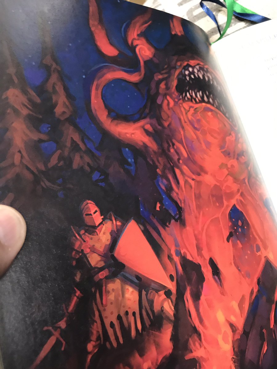 There are a lot of pieces of full color art throughout the book.