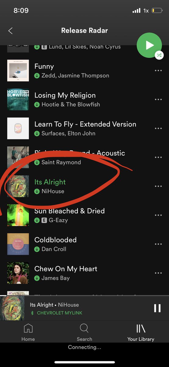 __Clarissar's tweet photo. Hey @NiHouseMusic look what came up on my Spotify release radar. Keep up the hard work! 👏🏻🔥 https://t.co/OoGJcXwXKs