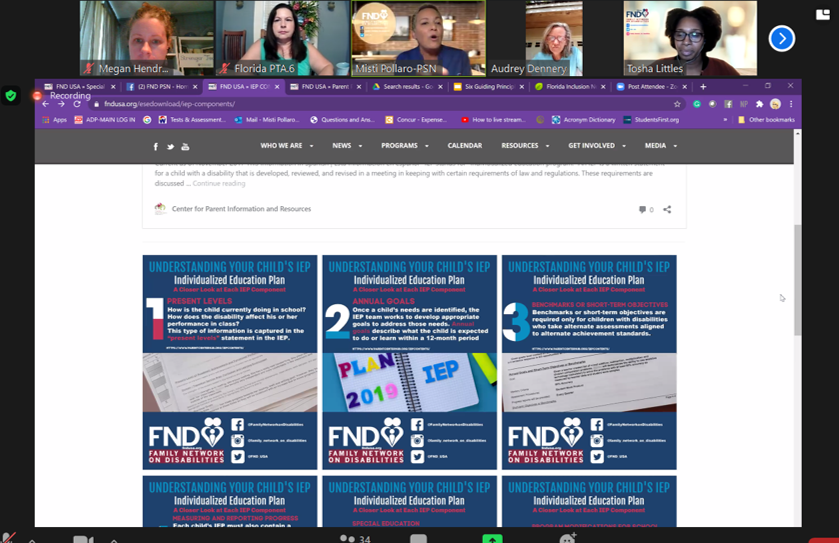 ACC_PTA's tweet photo. Great workshop with Family Network on Disabilities at #FLPTA2020VLC! They have a lot of great resources for parents of special needs children to take advantage of, including information for helping kids navigate digital learning and school reopenings. 

https://t.co/7DMz8PUqh3 https://t.co/yEI091yaEL