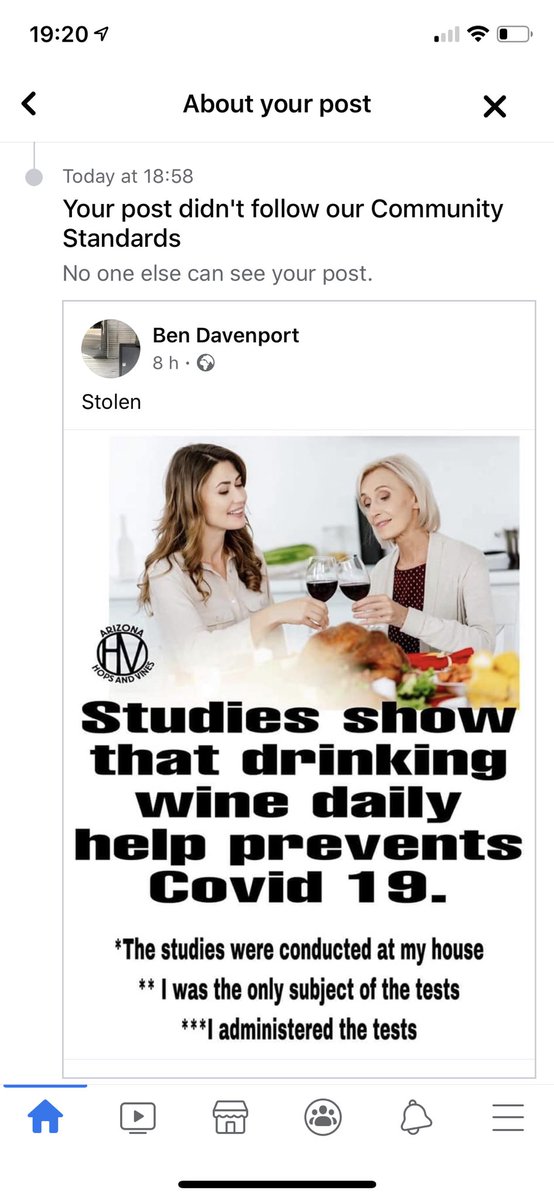 doopdidoo's tweet photo. I got blocked from Facebook (only for 24 hours, but still) for sharing what is clearly satire. I’m not upset/offended by this, but I think it’s interesting that whatever algorithm is running in the background doubts human intelligence to this level and/or that it could be right https://t.co/mw24Xs0aU6