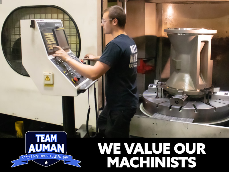 AumanMachine's tweet photo. We value our determined and skilled Machinists that make essential, quality products for our customers everyday. Learn more about CNC Machinists at https://t.co/qDziWM7BTz. https://t.co/1Ntyz4jFiS