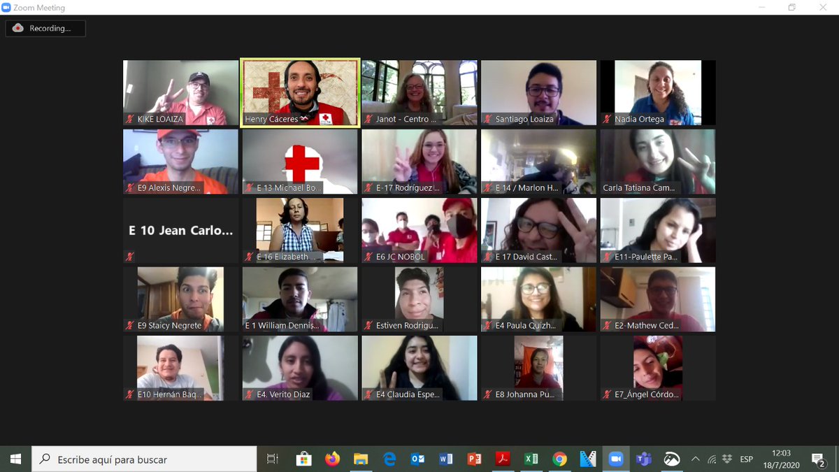 cruzrojaecuador's tweet photo. #JuventudPorTi| Voluntarios de @cruzrojaecuador participan en el #BootCre #Cllimate:RED, organizado por el Progama Nacional de Juventud con el objetivo de compartir iniciativas para frenar el avance del cambio climático. https://t.co/MY3hHIBBmR