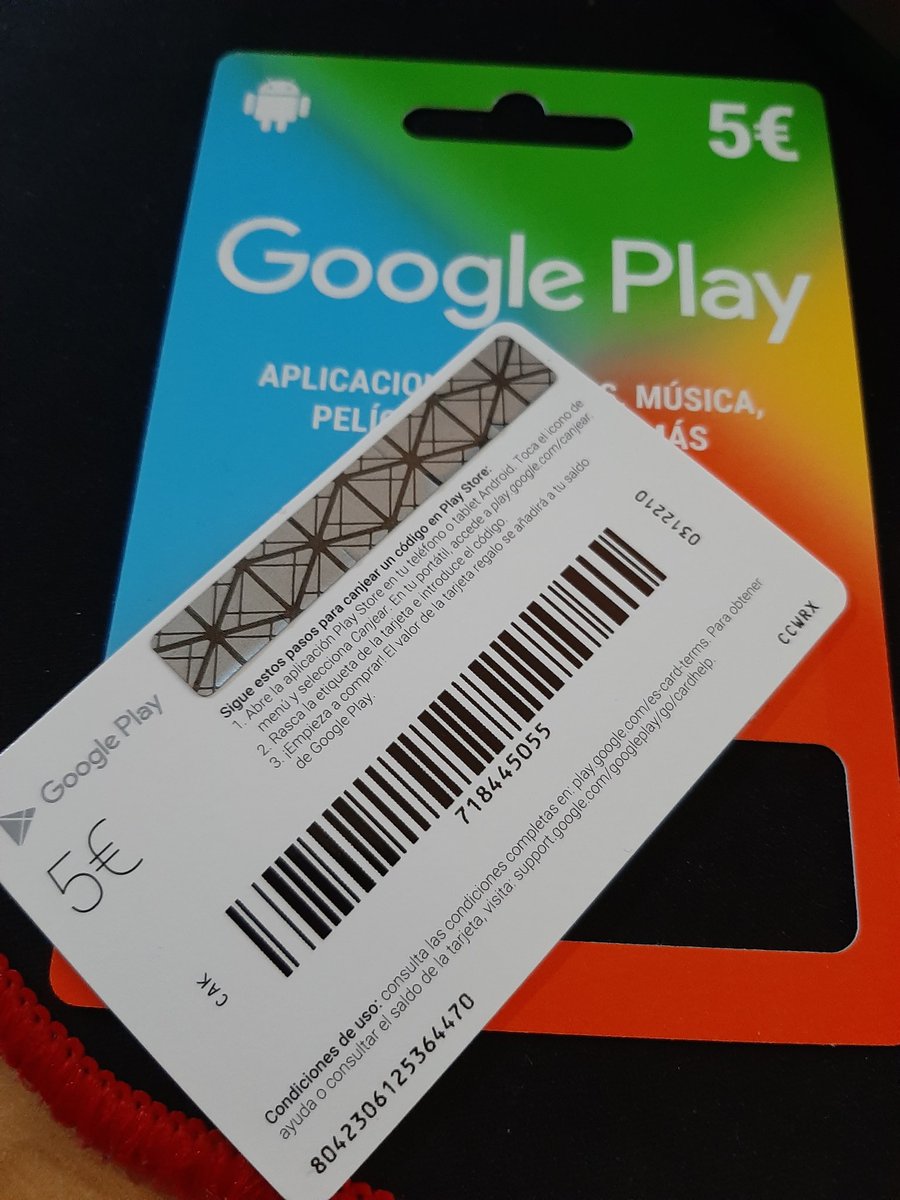 🔥SORTEO 5€ VIA Google Play🔥
Para ayudaros a comprar una skin o el pase de batalla va
REQUISITOS:
1. Seguirme @xflugox 
2. Dale LIKE ❤ y RT 🔃
3. Comenta cualquier cosa que igualmente el ganador lo saco del RT xddddd
🍀 ACABA EL DIA 23 🍀
El 24 sale la skin de bea suerte