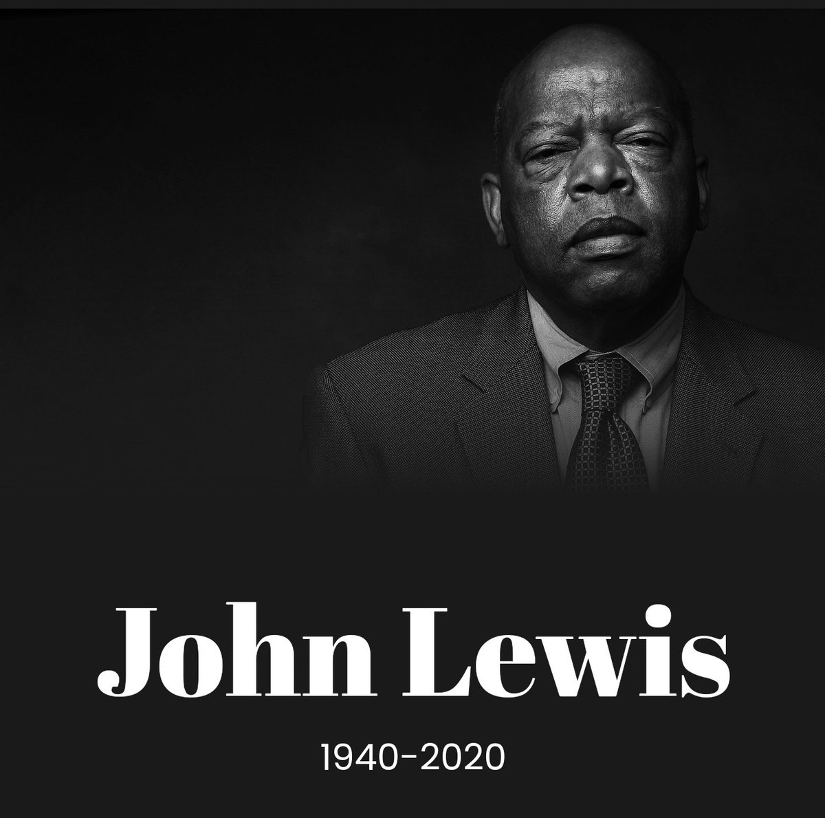 In the early hours of this morning, America lost a monument.A monument to courage, dignity, and honor.John Lewis was all of these and more.1/6