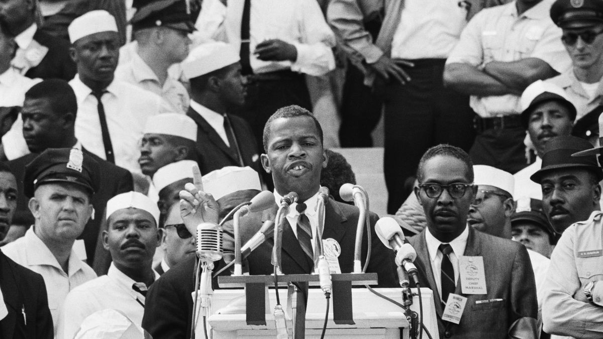 John Lewis is an icon of the Civil Rights Movement of the 1960s. Most of us have known of him all our lives. He took up the torch when Dr. Martin Luther King, Jr. was assassinated in 1968 and has held it fiercely since. 3/6