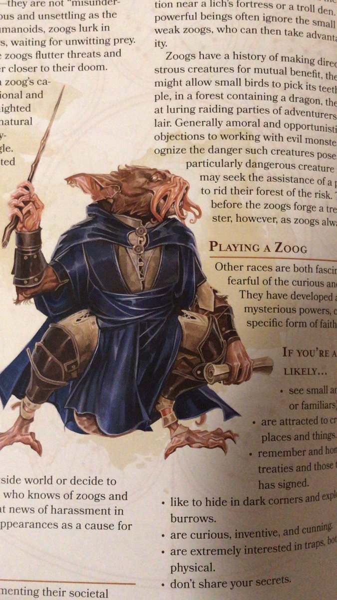 Zoogs. I like these guys. Small tricksters.