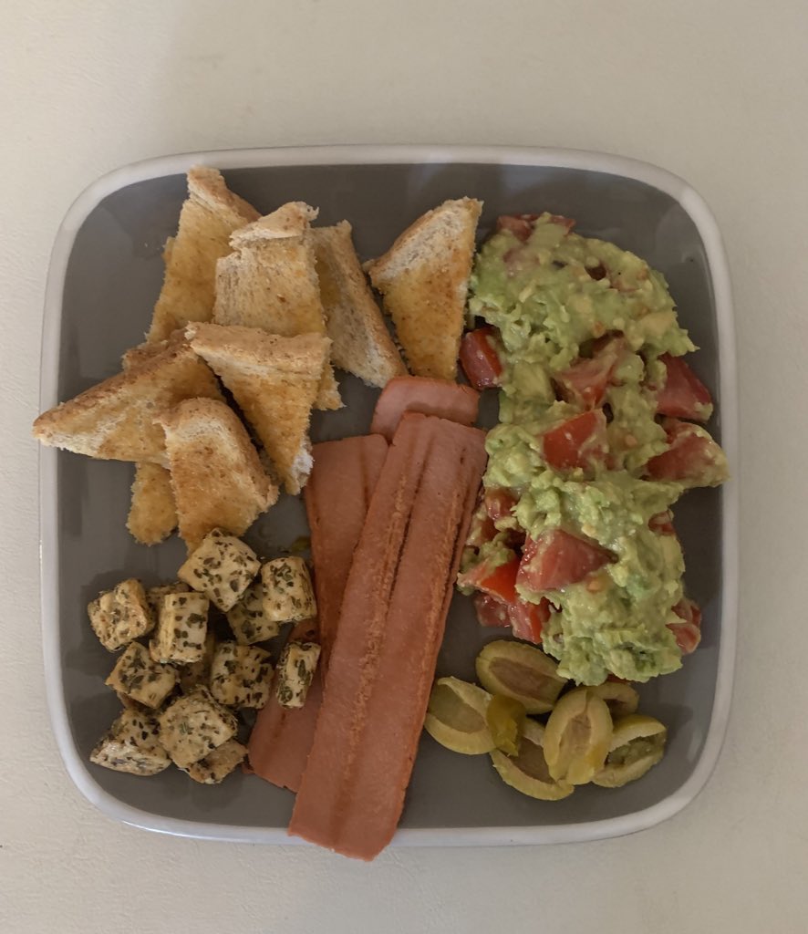 I like to call this dish ‘throwing everything that needs used up on to a plate’ - Bon apple seat