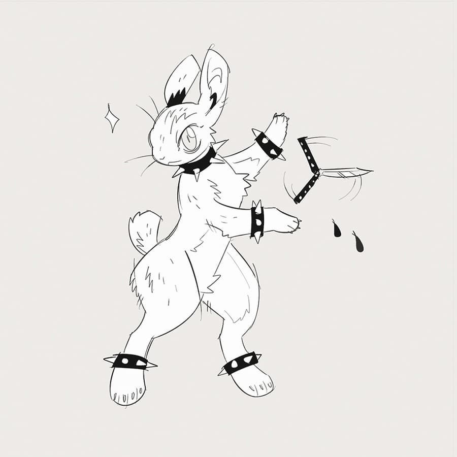 murkbone's tweet photo. 🐰🔪 https://t.co/iWhv9cRTrk