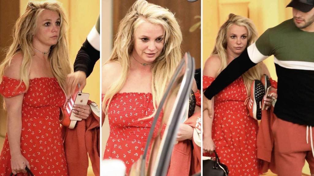 On Easter, Britney was allowed to leave the mental health facility to spend time with her boyfriend. She looked extremely medicated in the pictures that came out.  #FreeBritney