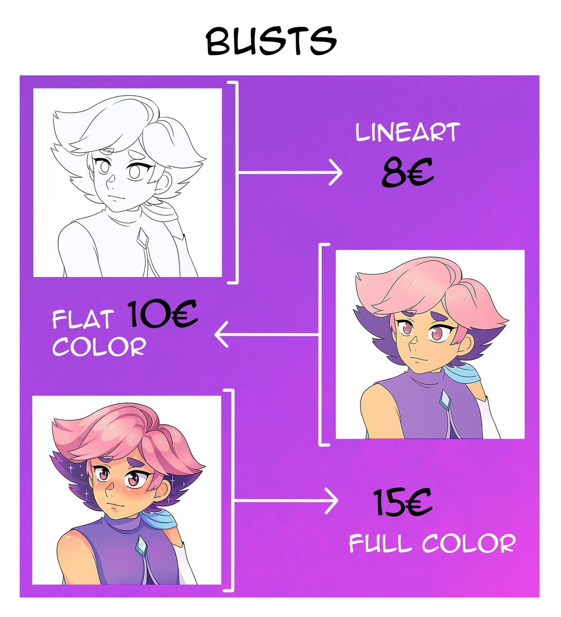 Masi_Pink's tweet photo. ☆ COMMISSIONS OPEN ☆
(An extra price will be added if you request more than one character)
Ask me if you have any doubt~
.
.
♡Help me with a rt ♡ https://t.co/RlkvgyuzR7