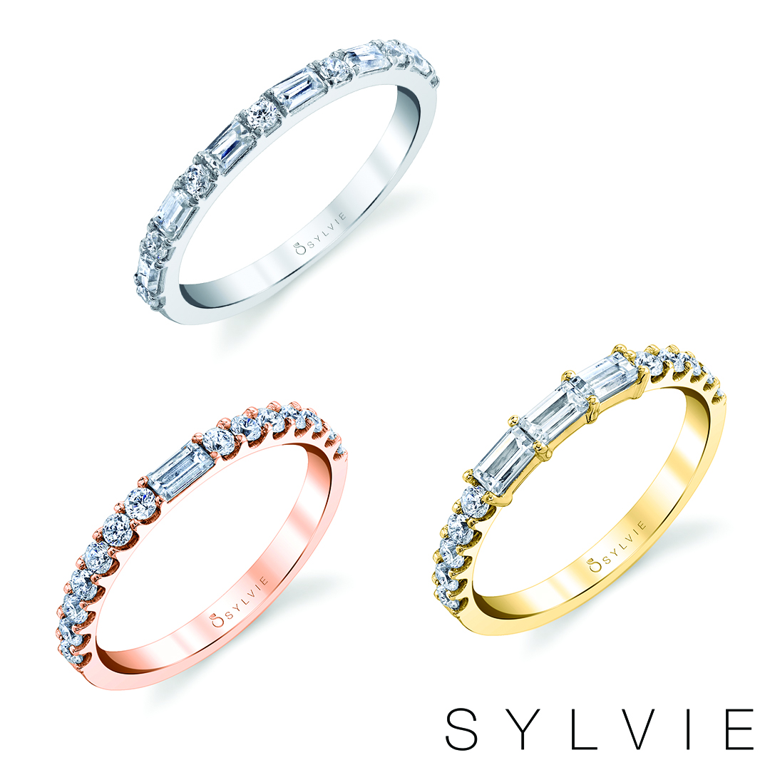 sylviejewelry's tweet photo. Baguette diamonds are back! Back in #Style and back for #Summer! Shop all new summer #StackableBands at #SYLVIE! --->> https://t.co/RWuYxVSXOk
#WeddingBands #Bands #Diamonds #Fashion #Jewelry #DiamondJewelry #diamonds #FineJewelry #DiamondsRings #FashionJewelry https://t.co/JHdFaEczSV