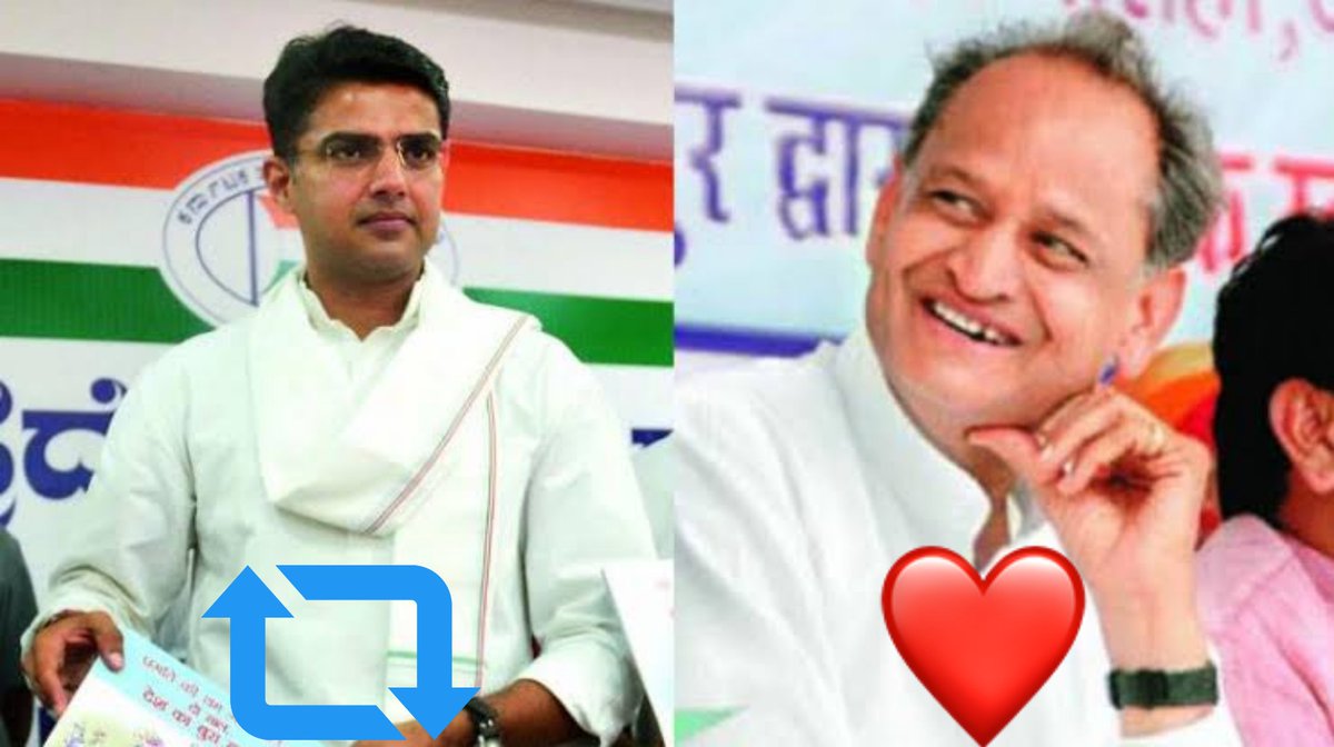 pinky_Jpr's tweet photo. @SachinPilot राजस्थान के मुख्यमंत्री के रूप में आप किसे ज्यादा पसंद करते है.??

RT for Pilot. 🔃    /    Like forGehlot.❤️ https://t.co/owYc6AQATk