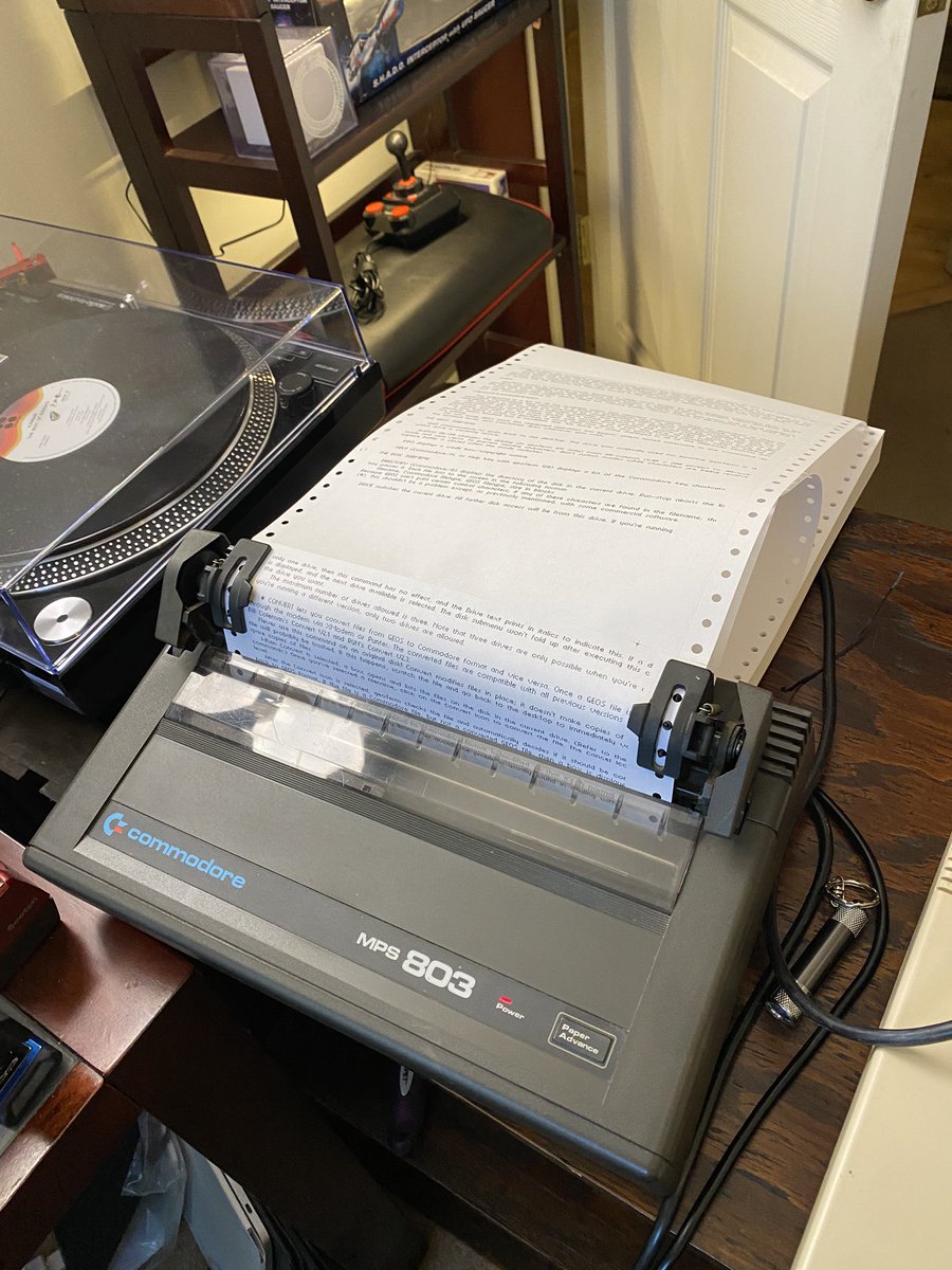 sutehk's tweet photo. Geowrite at 20mhz #ultimate64 is awesome if only the printer ran as fast.....#commodore #retrocomuting https://t.co/InhCkoNqvn