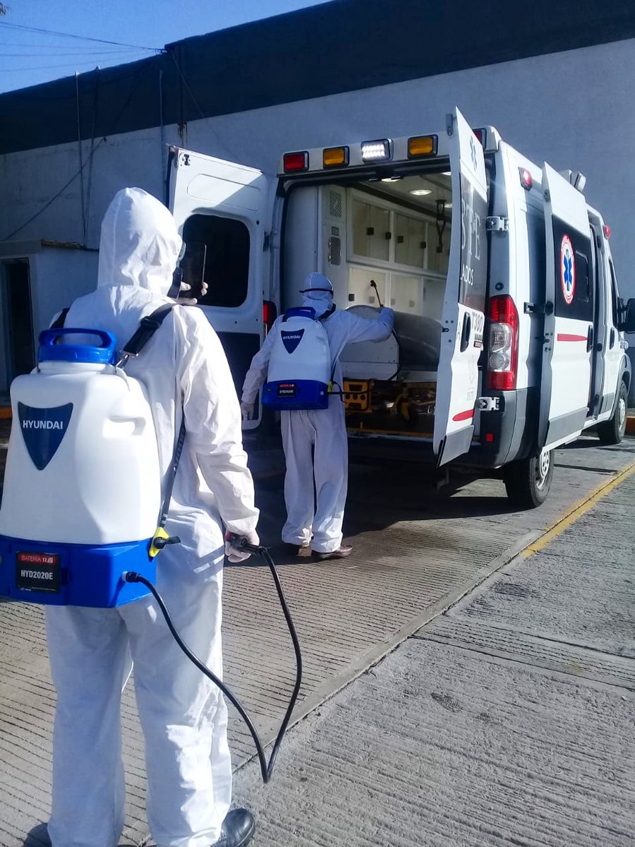 IsssteHidalgo's tweet photo. Desinfección por áreas del Hospital General “Columba Rivera Osorio” de #Pachuca, en @ISSSTE_HGO seguimos luchando contra el #COVID19.

#QuédateEnCasa
#SanaDistancia
#ISSSTEContigo
#OperativoEscudo https://t.co/k3riSmkRP4