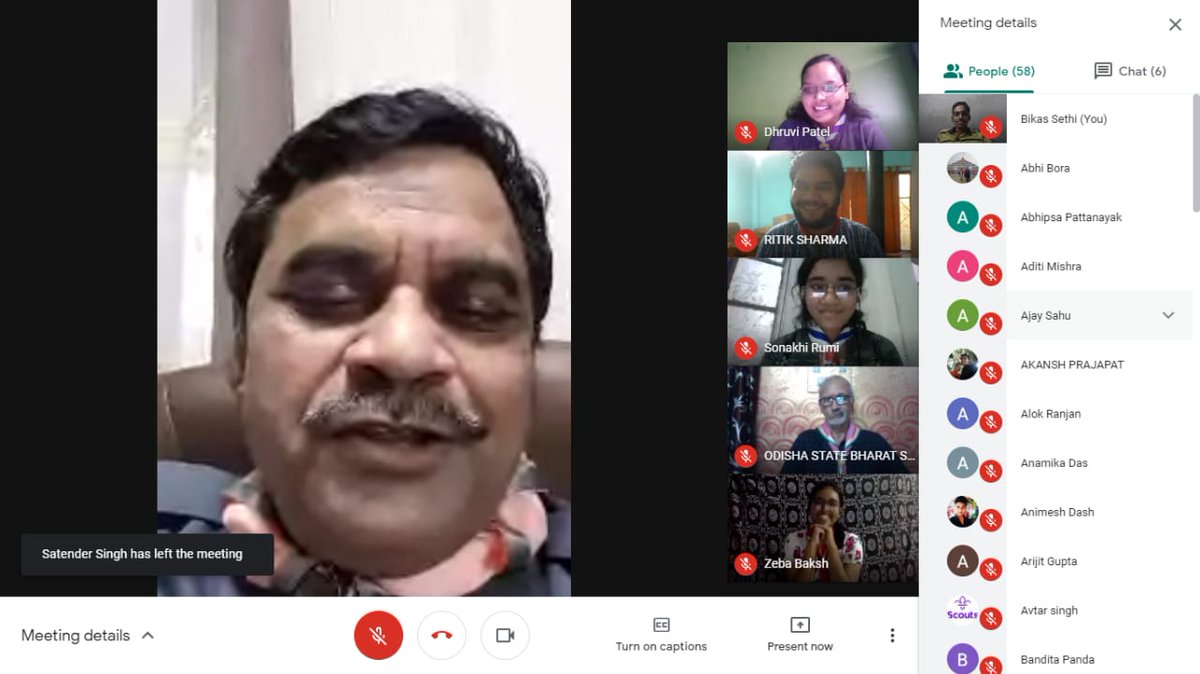 bsgnhq's tweet photo. Olave Award Winner Sonakhi  Malla  Celebrated virtual 2nd year anniversary celebration watch party of Reboot of thoughts on Menstruation.. ........ #bsgindia   #muskaanwithbsg   #udaan #bsg @KirenRijiju @YASMinistry https://t.co/dRYIPJjsMd
