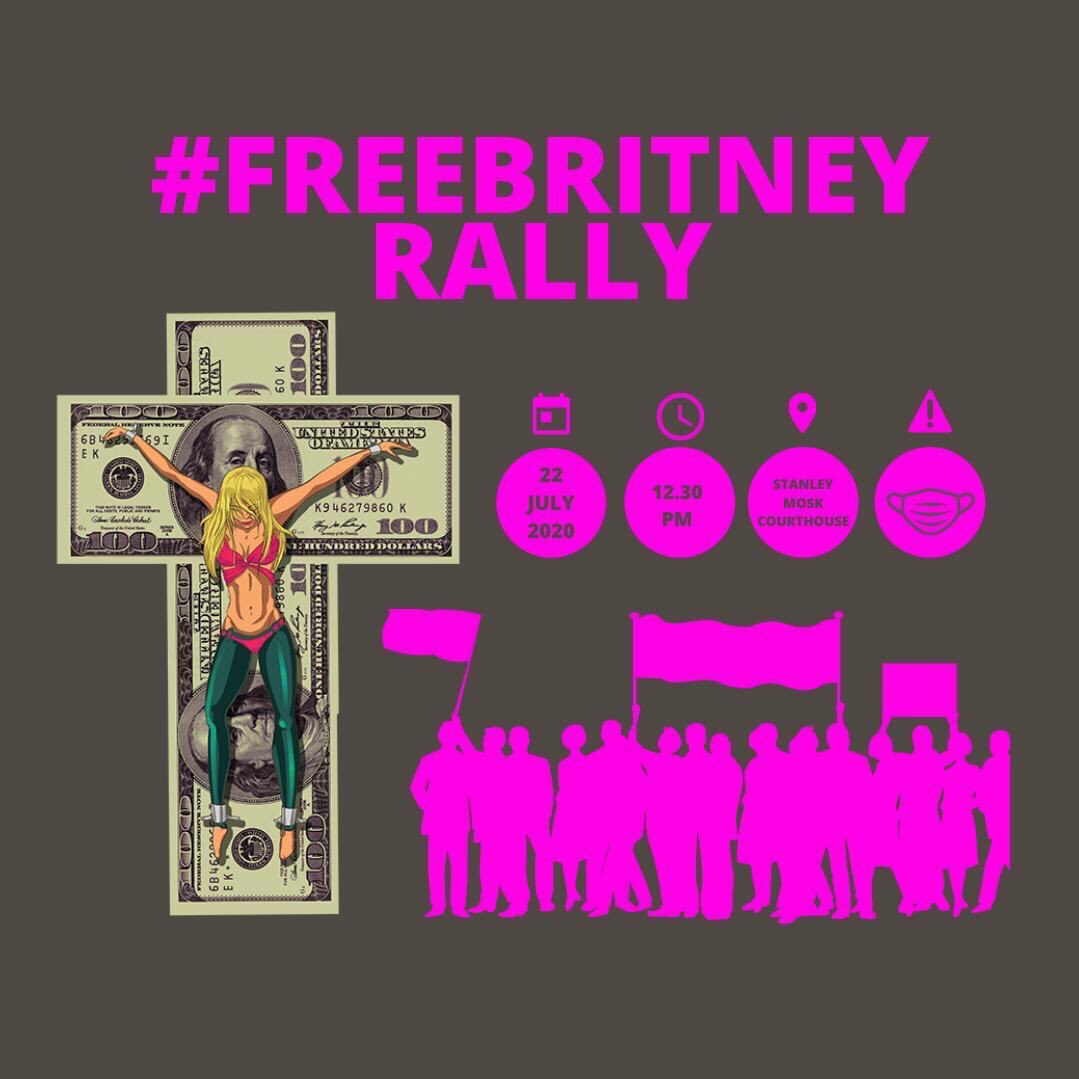 This is all coming to a head again because Britney Spears' next conservatorship is this Wednesday, July 22nd. Fans are planning another protest outside the Stanley Mosk Courthouse in Los Angeles. Please attend if you can!  #FreeBritney