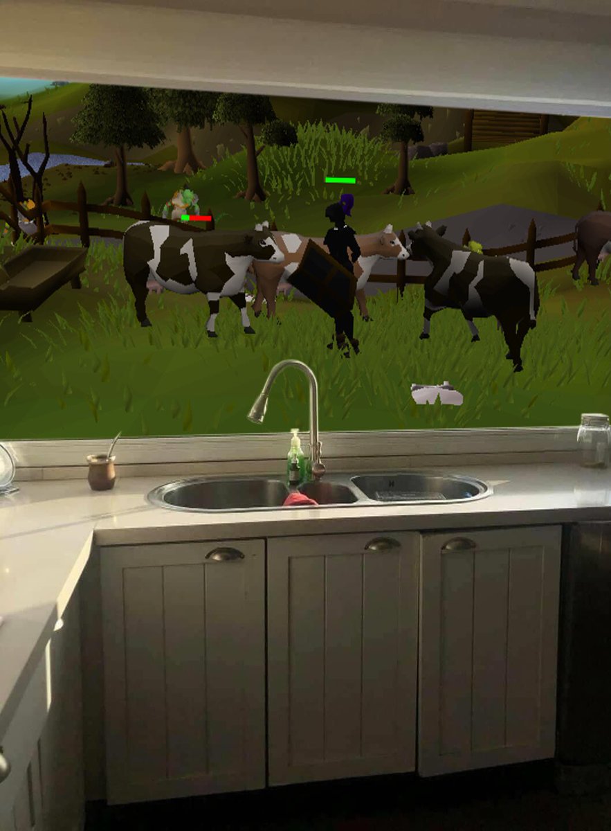 GreenDragonBot's tweet photo. Imagine doing dishes with that view💚 https://t.co/5PvKOOiAZN
