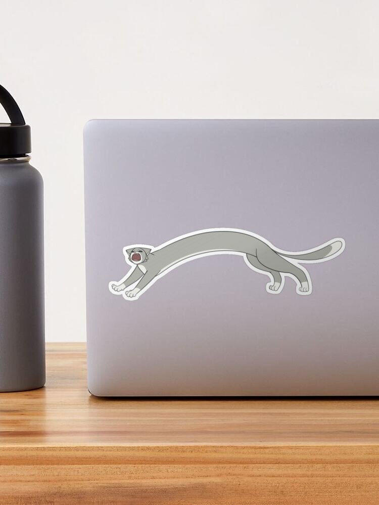 whisquers's tweet photo. How long is your doggo? ...Surely not that long, right? 🐕 What about your pretty kitty-- have you seen them do a biiiiig stretchy? 🐈 

Represent your love for extra-long #dogs and #cats with some #Redbubble #stickers (or other merch)! https://t.co/rmoNtSlirc