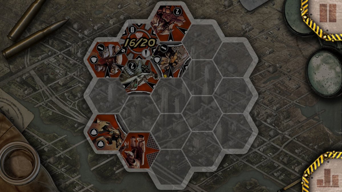 IchiroSkywalker's tweet photo. #NeuroshimaHex
Practice day.
#neuroshima_hex #turnbasedstrategy #Boardgame #Moloch #strategy #NewYork #PortalGames #Sharrash #strategygame #Outpost #screenshot https://t.co/K6UWuaJjW8